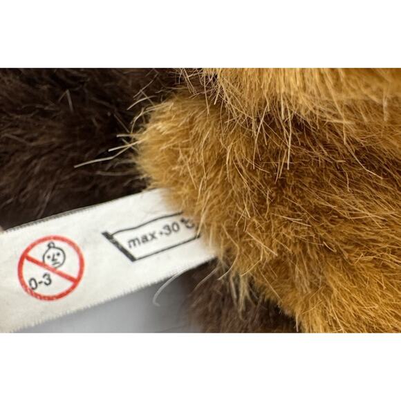 Vtg Paul Import Puppy Dog Plush 9" Hamburg Germany Stuffed Animal 2-Tone Brown - Picture 15 of 16